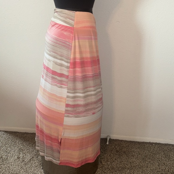 Cato Multi Colored Pull On Midi Skirt size 18/20 - Picture 3 of 7